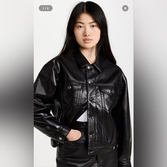 NWOT 598.00 Recycled Leather Charli Jacket in Detox
AGOLDE - Picture 4 of 6